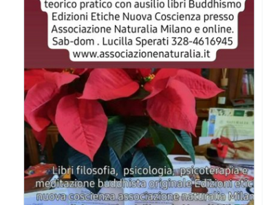 Corso di filosofia, psicoterapia e meditazione Buddhista originale – Lucilla Sperati